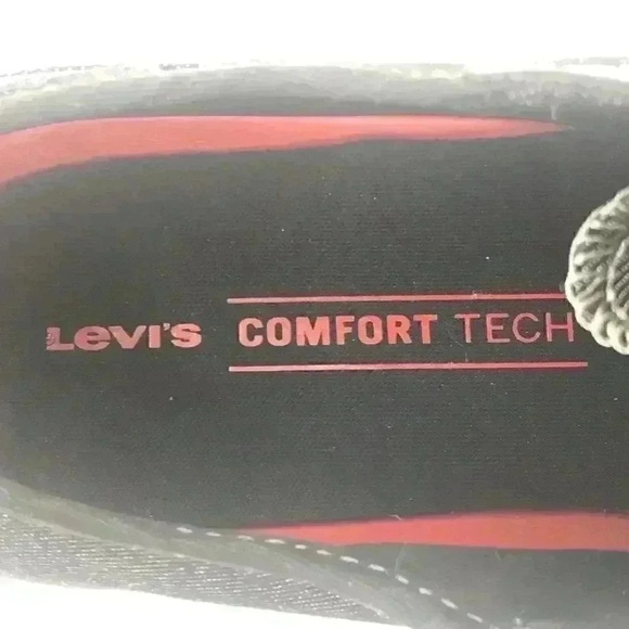 Levi’s Stan Buck C Men’s Sneakers Size 8 Black Denim Retro Comfort Casual - Picture 6 of 16